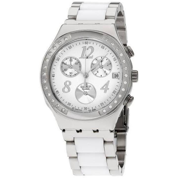 SWATCH "Irony"  AG-2006 Cronograph Quartz Swi$$ Made Unisex Watch / New Battery