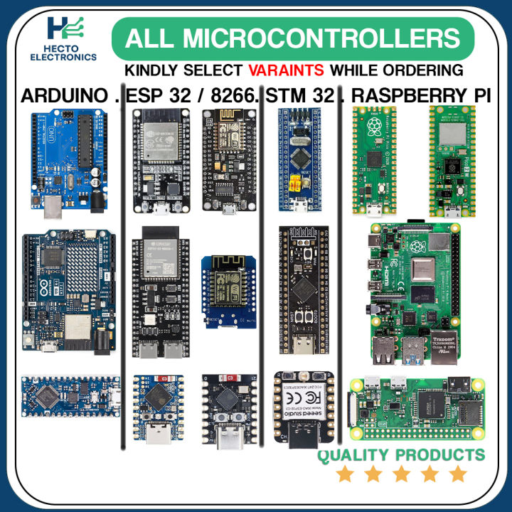 [All Microcontrollers] Arduino uno r3 smd, Arduino Nano , Arduino Mega 2560 , Ardunio Leonardo ,Arduino uno r3 dip, ardunio uno wifi , arduino uno r4 wifi,ardunio due, arduino pro mini esp32s3 esp32c6 esp32h2 esp32c3 esp32s2 esp32 esp8266 arduinounor4wifi