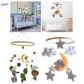 Baby Mobile for Crib Felt Toy for Ceiling Hanging Girls and Boys Zebra Lion. 