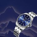 SWIDU Men Watch Business Calendar Quartz Watches Stainless Steel Strap Watch For Men. 