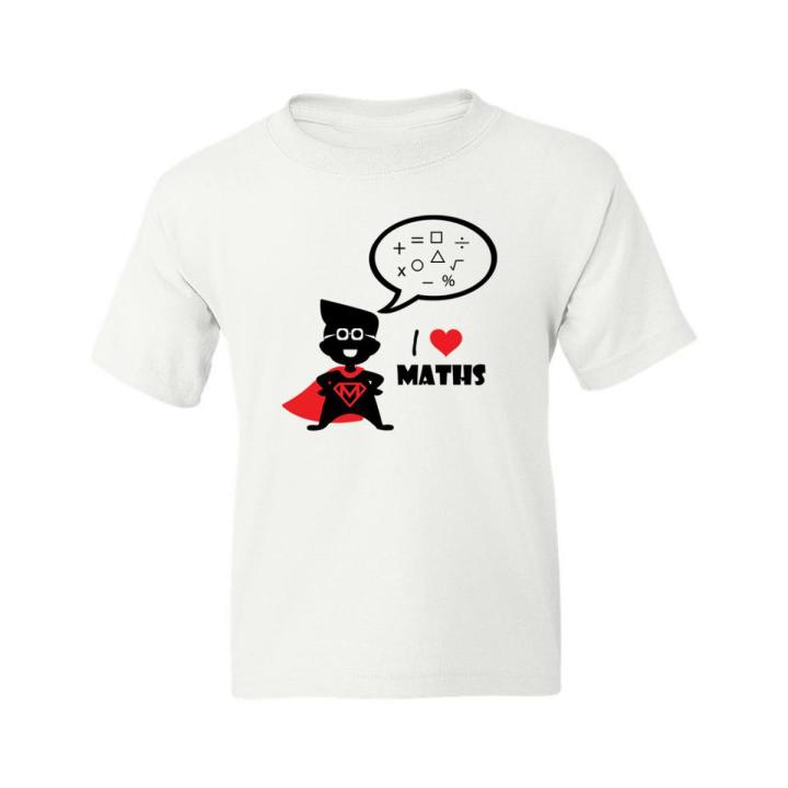 I Love Maths Cute Kids back to school gifts T Shirt for kids