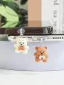 Mobile phone dust plug  with new teddy bear accessory decoration, suitable for Type-C Port, Type-C dust Plus For Mobile phone. 