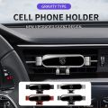 Gravity Car Phone Holder Mobile Stand GPS Support Mount For Peugeot 407 508 2008 5008 307 308 3008 206 207 208 107 106. 