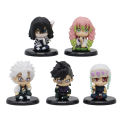 Shadow Model Toy Action Figure Electric suke Z inocuidouzicm Tan Ghost Doll 4-5 Demon Killer Sitting 5 Pieces/Set Q Version Nenizu Person. 