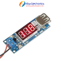 DC 4.5-40V To 5V 2A USB Charger DC-DC Step-down Buck Converter Voltmeter Module. 