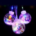 Handheld Transparent Cartoon Doll LED Light Ball Lantern Children Kids Toy. 