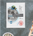 BUY LAND ON MOON FOR YOUR LOVED ONCE CERTIFICATE CARD LUNAR DEED MOON DEED MOON GIFT. 