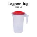 Lagoon Jug, 3500 ml Plastic Water Jug, High Quality Plastic Jug Pitcher Jug Drinking Water Jug, Size: Width 18 cm x Height 26 cm. 