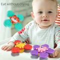 Baby Rattles Set, With Suction Cup Spinner Toy, Suitable For Travel, Dining Table & Bathroom. 