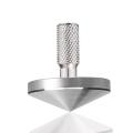 Mini Spinning Magical Gyroscope toy Resistanceless Metal Gyro Automatic Flip Gyro Great Performance Accurate Silver Spinning Top. 