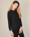Black Chiffon Shirt for Women. 