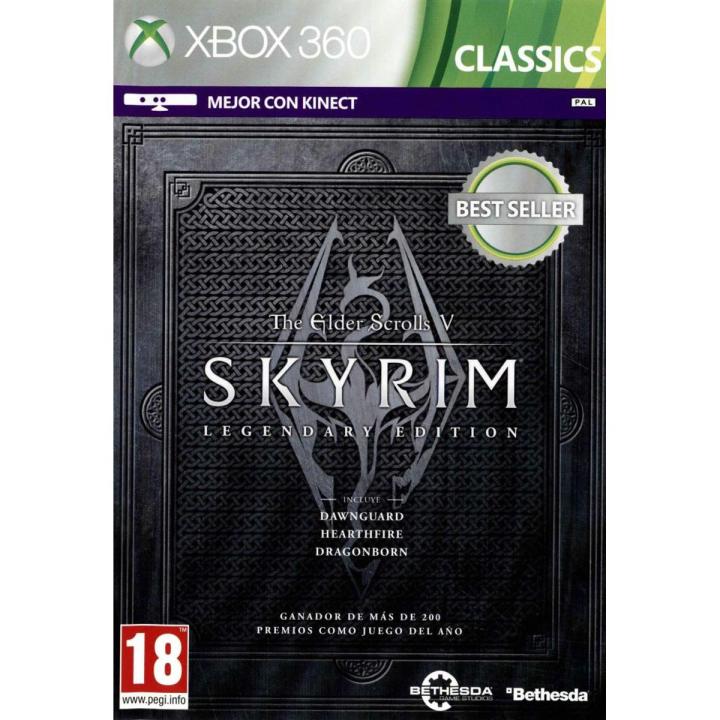 The Elder Scrolls V Skyrim Legendary Edition video game - Xbox 360 - JTAG Modified System