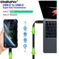 Flat USB C to C PD 100W 5A Fast Charger Cable 10mm Tip for Doogee V10 | S98 S97 S96 S86 S59 S68 Pro | S88 Plus Rugged Phones. 