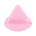 1Pc Portable Short Fleece Triangular Powder Puff Mini Face Makeup Sponge Soft Powder Puff Washable Makeup Tools. 