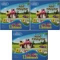Junior Crayon 12 Colors (3 Pcs). 