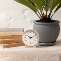 4.5 Inch Battery Operated Antique Retro Alarm Clock,with Light(Pink). 