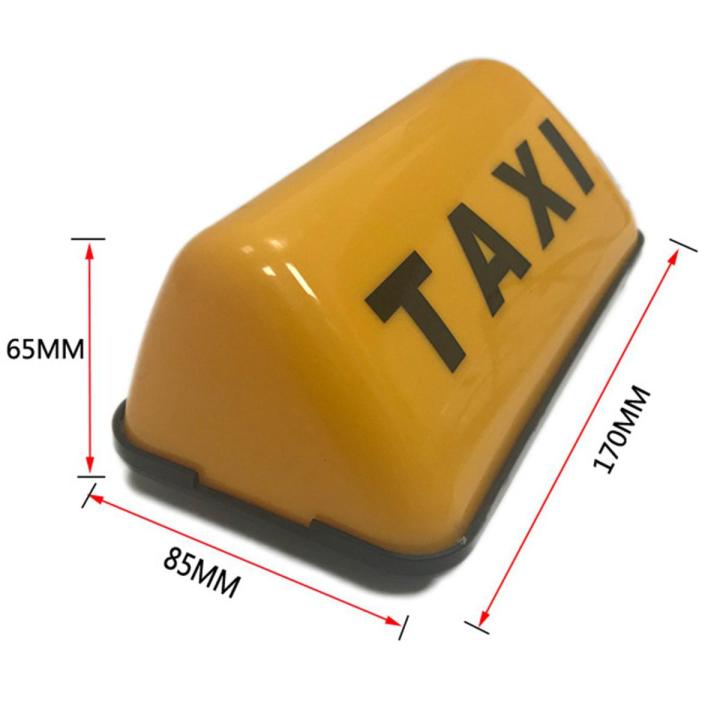 BEERIS TAXI Led Indicator Light Sign LED Day Light Car Daytime Running Lights DC 12V 3W Auto Driving Roof Top Cab LED Sign Car Styling