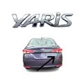 Pack of 1 Toyota yaris logo emblem Plastic Chrome Monogram. 