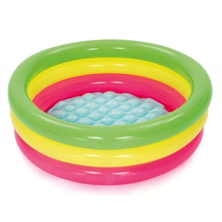 BESTWAY  51080 - Baby Pool Bathtub For Kids Inflatable Kids Bath Tub For Children Ring pool kids swimming pool | Baby swimming pool tub KIDS POOLS 60 x 12 swimming pool gift for kids Inflatable Swimming Pool