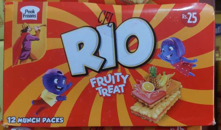 Rio Fruity Treat Biscuits -12 Munch Packs