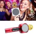 WS-1816 Wireless Bluetooth Karaoke Microphone Speaker Player Home KTV for Phone with Wester Mic  Bluetooth Speaker, Home KTV Party Microphone with LED Lights, Portable USB Speaker Home KTV Play Handheld Mic for All Smartphones. 