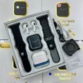 W26 Pro Max Smart Watch With Earbuds, 1.54"Full Screen Sports, Watch Bluetooth Call, IPS Full HD Touch Screen For IOS, Andriod. 