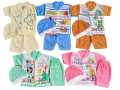 5 Suits for Born Baby - Shirt and Pajama and Cap - Cotton Stuff - Summer Collection - Multicolors - Baby Clothes - Best Quality. 