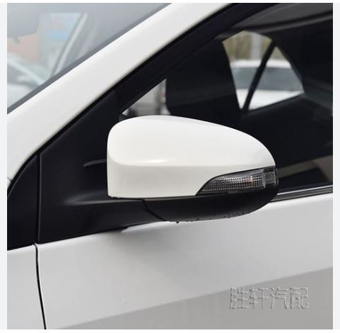 Toyota Aqua Side Mirror Cover White (Imported China) 2012-2021 (Right or Left) Imported 1 Pcs | China Side Mirror cover Aqua/Prius  2012-21 - 1 Pc Price
