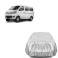 Changan Karvaan Polymer Carbon Coated Car Top Cover | Double Stitched | Water Proof in Black & Silver - Ultimate Protection. 