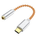 KEYSION HIFI DAC earphone Amplifier USB Type C to 3.5mm Headphone Jack audio adapter 32bit 384kHz Digital Decoder AUX Converter. 