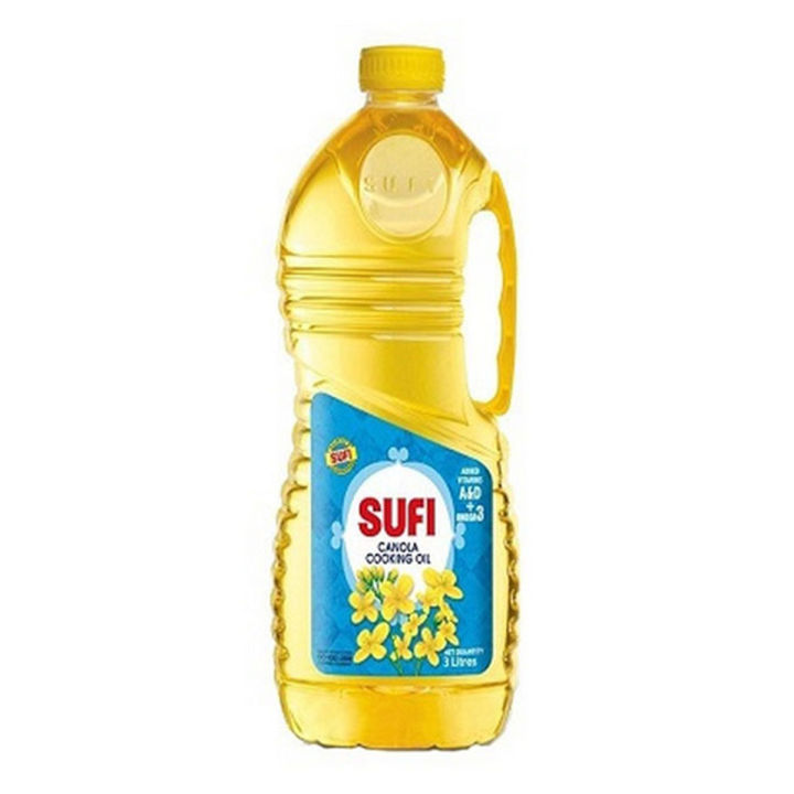 Sufi Canola Cooking Oil 3Ltr Bottle