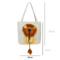 Cat Carrier Bag Portable Lion-shaped Pet Carrier for Small Animals Travel Comfortable Dog Carrying Canvas Shoulder Bag Portable Pet Bag. 