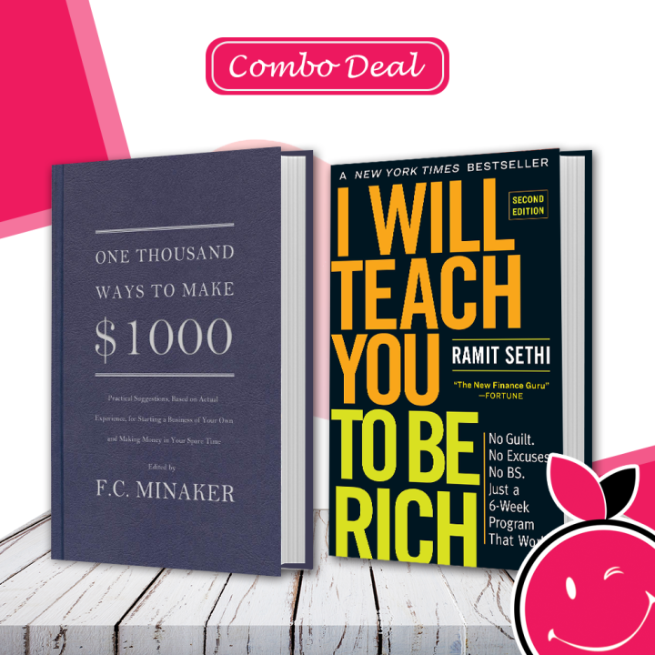 One Thou sand Ways to Make $1000 by FC Minaker | I Will Teach You to Be Rich by Ramit Sethi | Best seller books Paperback | Buy Books Online Bookberry | Amazon Bestseller