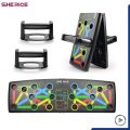 Foldable Power Pushup Board | 9 in 1 System Push up Rack Board for Home Exercise & Fitness Workout. 