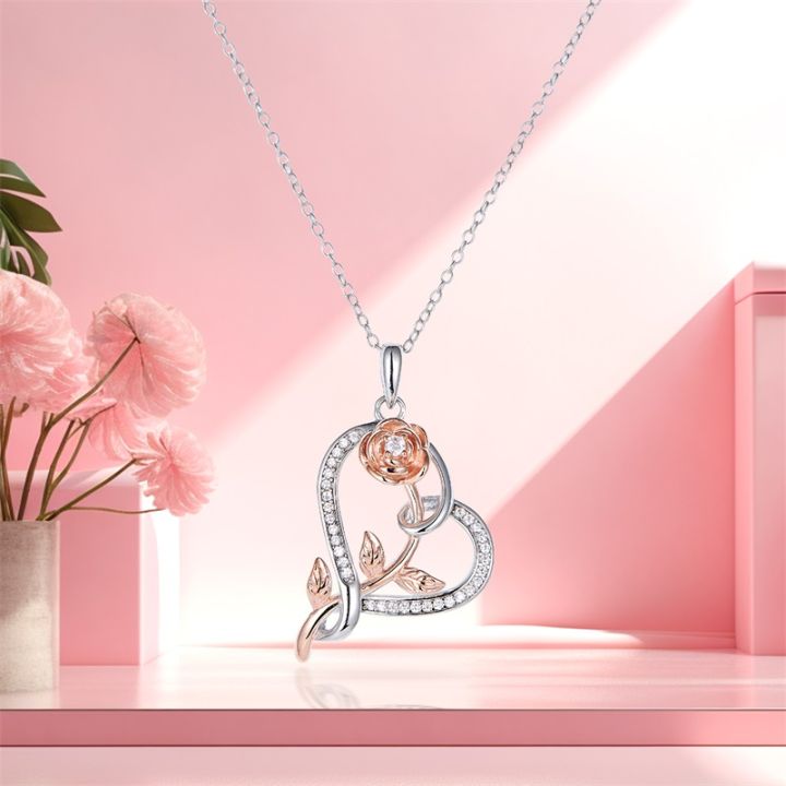 Heart%20&%20Rose%20Crystal%20Pendant%20Necklace%20for%20Women%20%E2%80%93%20Rose%20Gold%20&%20Silver%20Luxury%20Fashion%20Jewelry%20Gift%20-%20Image%203