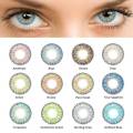 Pair of Contact Lens Multi Color Eye Lens Soft Eye Lenses With Solutions High Quality. 