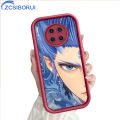 ZCSIBORUI for Huawei Mate 30 Pro Back Cover Super Cool Cartoon Half Face Ao Bing Pattern Soft Camera Protection Rubber Square Ladder Phone Case. 