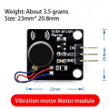 5V Vibrating Vibration Motor Module High and Low Level Vibration Mini Motor Module for Arduino by Electrica. 