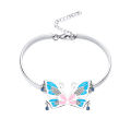 Winx the Club Butterfly Pendant Design New Fashion Pop Colorful Butterfly Pendant Romantic Beautiful Necklace Jewelry. 
