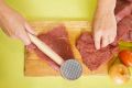 Meat Tenderizer Wooden Meat Tenderiser Hammer Mallet Kitchen Pounder Tool for Steak, Lamb, Chicken, Fish, Nuts, Ice & more. 