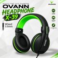 OVAN-X39 RGB Gaming Headset with Mic | 3.5mm Wired Gaming Headphones | Stereo Bass | Noise Reduction | Soft Memory Foam | PC Laptop PS4 PS5 Xbox Mobile. 