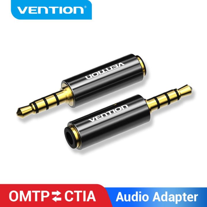 Vention OMTP CTIA Earphone Audio Adapter Jack 3.5mm Male to Jack Male Aux Cable for Phone MacBook Pro Samsung Headset Cable Aux