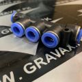 high quality quick joint of tracheal joint pneumatic five plastic fast plug PK4 PK6 PK8 PK10 PK12 five-way joint diameter. 