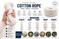 Premium Nylon Rope Heavy Duty White Plastic Rope Multipurpose Strong Durable Clothesline Camping Utility Rope 4mm 6mm 8mm 10mm 12mm. 