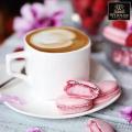 Wilmax England - Set Of 6 - SMALL COFFEE SHOT CUP & SAUCER - 90 ML. 