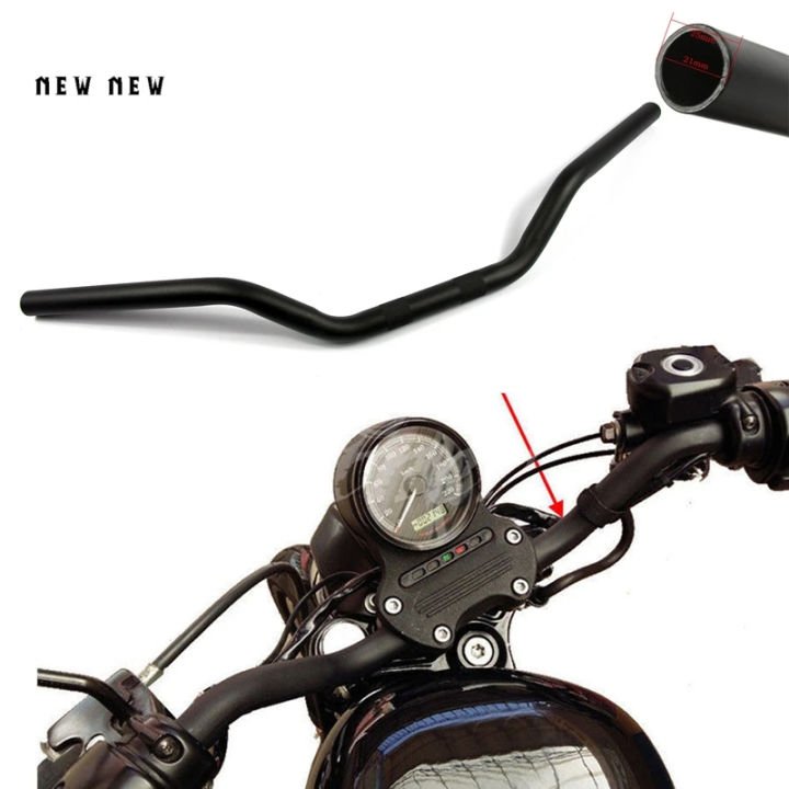 Vintage Style U Shape Handlebar For Motorcycles, Drag Bar For Motorcycle, Essential For Cafe Racers, Iron MAde Material, Matte Black Finish