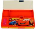Car Geometry Box  Plastic Magnetic Jumbo Pencil Box (Red, Big Size). 