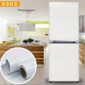 "1PC Frosted Thickened Waterproof Peel and Stick Wallpaper – 15 Colors (White, Black, Beige, Pink, Gray, Green, Red, Blue, Yellow) – Home Decor Self-Adhesive for Cabinets, Walls, Furniture, Refrigerator, Kitchen, Appliances, Easy to Clean & Apply". 