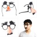 Fancy Cosplay Disguise Moustache Glasses Halloween Party Dress Big Nose. 