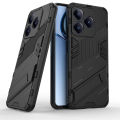 Lenuo For Realme C63 / Realme C61 Back Cover Punk-Casing Eight-Color Anti-Fall And Anti-Slip Phone Bracket Lens Protection Cover Lovers Case. 